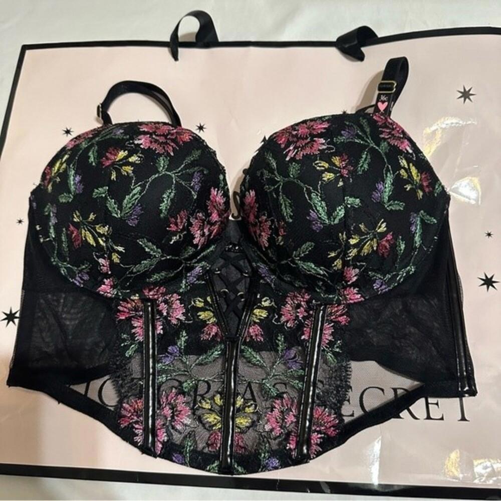 Victoria secret embroidered corset